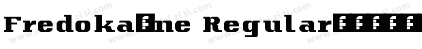 Fredoka0ne Regular字体转换